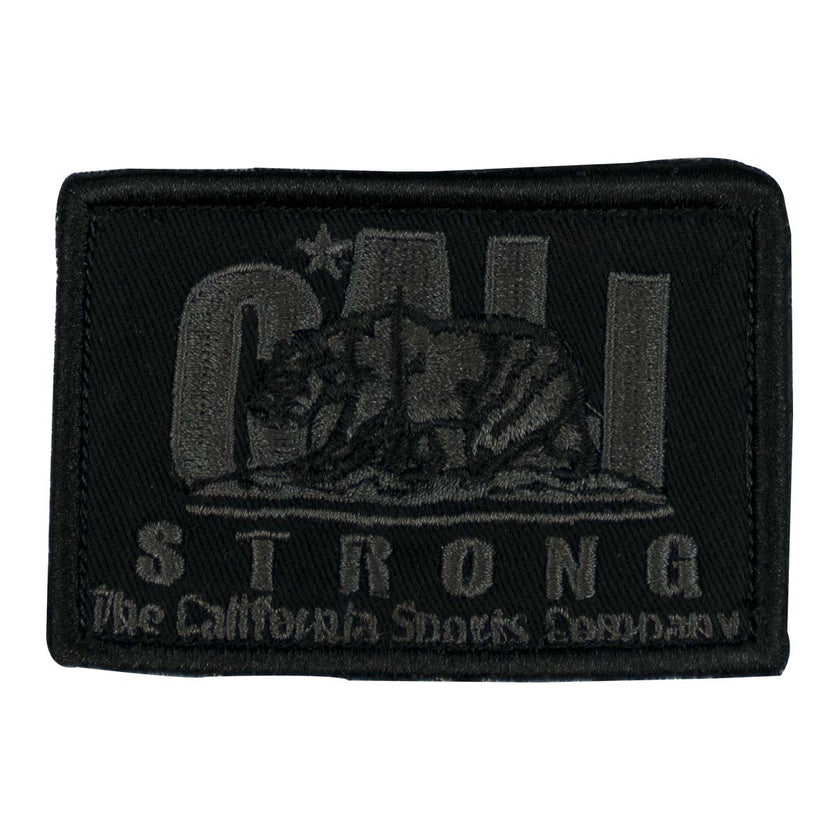 CALI Strong Original Black Grey Hook-and-Loop 2x3 Morale Patch - Patches - Image 1 - CALI Strong