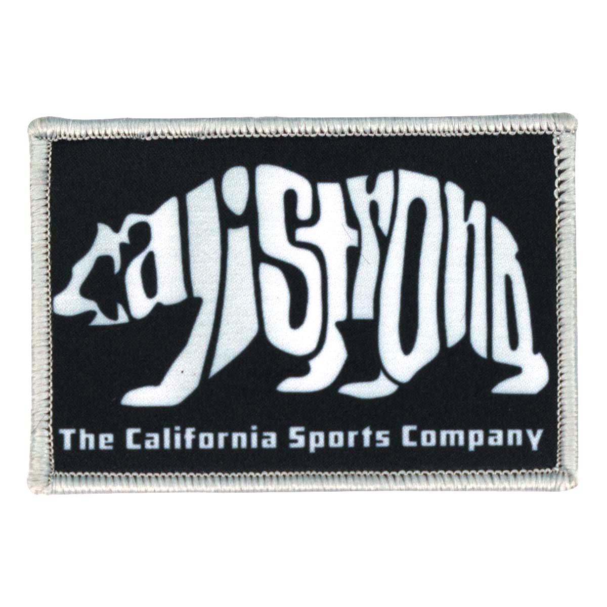 CALI Strong Word Bear Black White White Hook-and-Loop 2x3 Morale Patch - Patches - Image 1 - CALI Strong