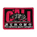 CALI Strong Original Pink Embroidered Hook-and-Loop Morale Patch - Patches - CALI Strong