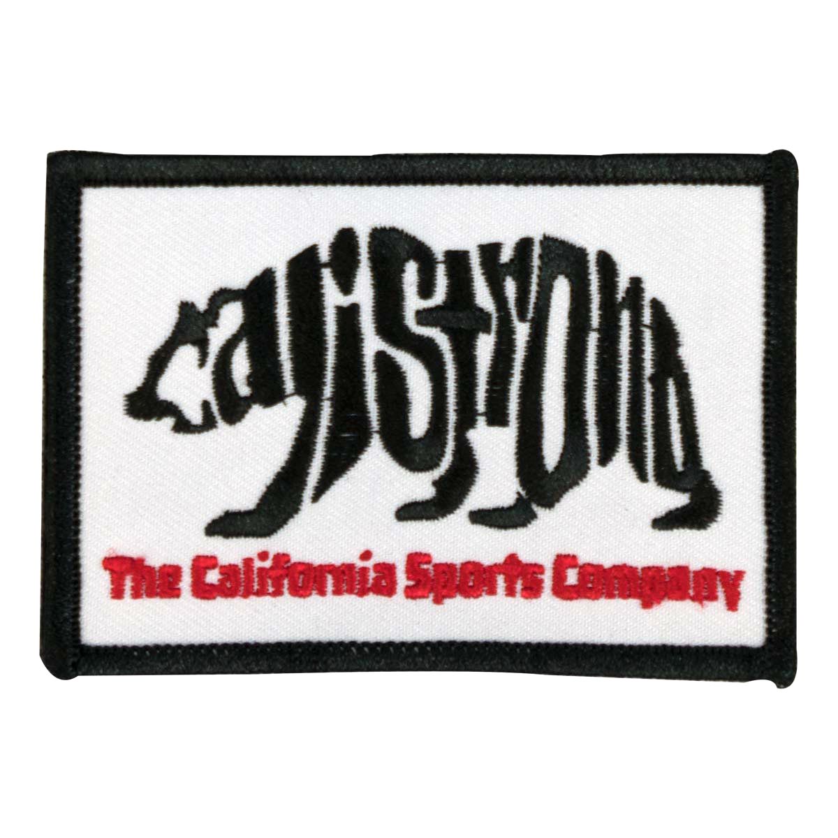 CALI Strong Word Bear White Hook-and-Loop 2x3 Morale Patch - Patches - Image 1 - CALI Strong