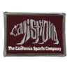 CALI Strong Word Bear Maroon Grey Hook-and-Loop 2x3 Morale Patch - Patches - Image 1 - CALI Strong