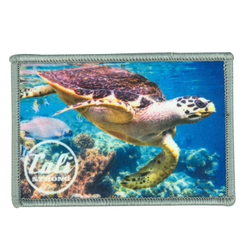 CALI Strong Sea Turtle Hook-and-Loop 2x3 Morale Patch - Patches - Image 1 - CALI Strong