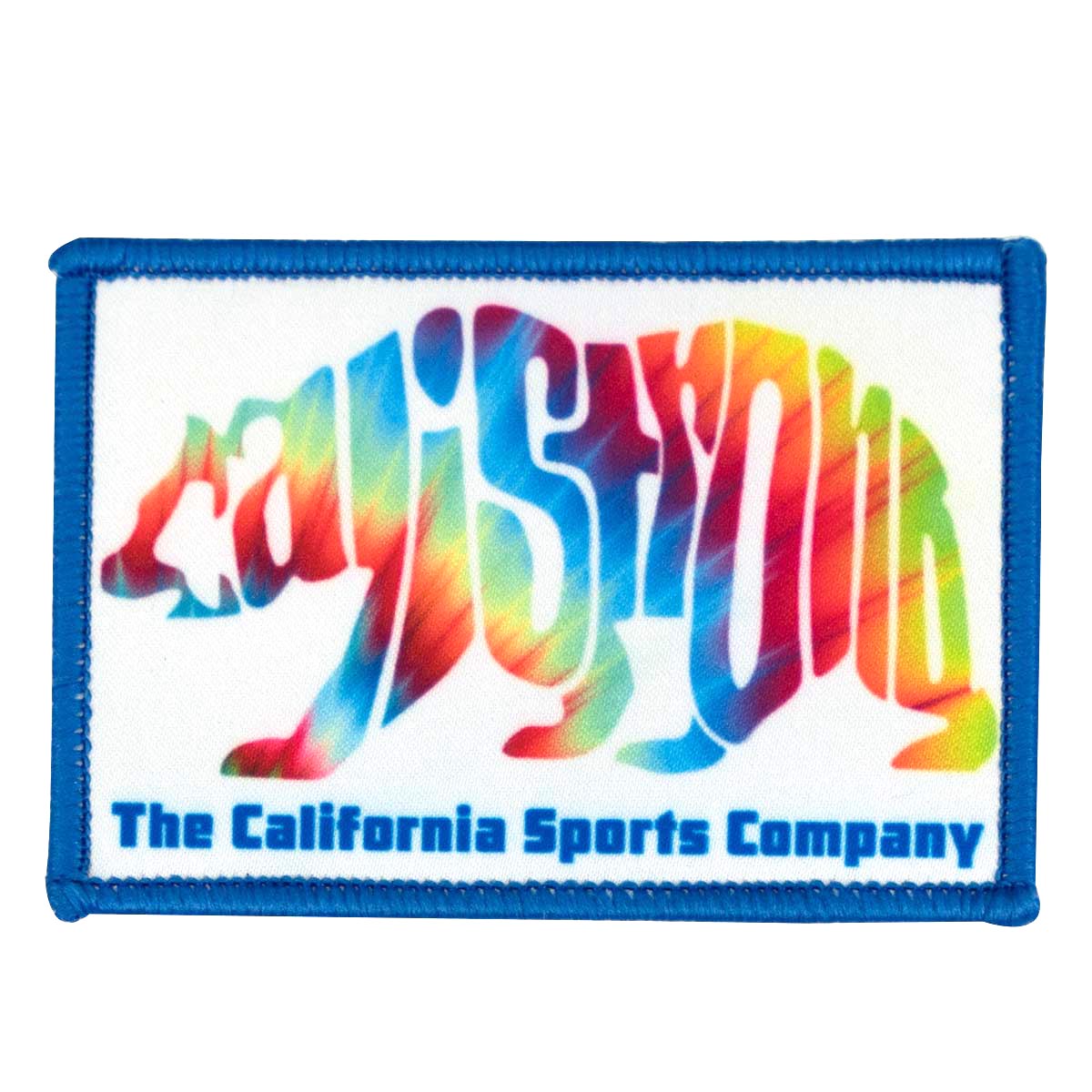 CALI Strong Word Bear Tie Dye Hook-and-Loop 2x3 Morale Patch - Patches - Image 1 - CALI Strong