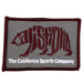 CALI Strong Word Bear Grey Maroon Embroidered Hook-and-Loop Morale Patch - Patches - CALI Strong