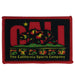CALI Strong Original Urban Camo Rasta Sublimated Hook-and-Loop Morale Patch - Patches - CALI Strong