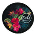 CALI Strong Flowers Black Round Sublimated Hook-and-Loop Morale Patch - Patches - CALI Strong
