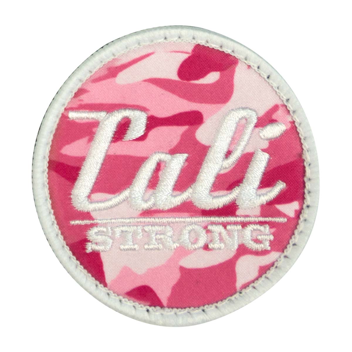 CALI Strong Urban Camo Pink Round Embroidered Hook-and-Loop Morale Patch - Patches - Image 1 - CALI Strong