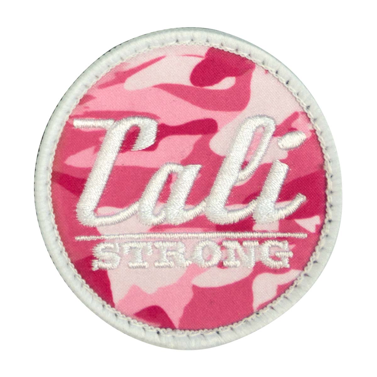 Cali Strong CALI Strong Urban Pink Camo Round Hook-and-Loop Morale Patch