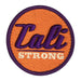 CALI Strong Orange Purple White Round 3D Embroidered Hook-and-Loop Morale Patch - Patches - CALI Strong