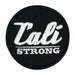 CALI Strong Black White Round 3D Embroidered Hook-and-Loop Morale Patch - Patches - CALI Strong