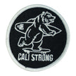 CALI Strong Bear Black White Round Hook-and-Loop Morale Patch - Patches - Image 1 - CALI Strong