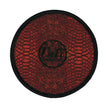 CALI Strong Snake Skin Red Black Round Hook-and-Loop Morale Patch - Patches - Image 1 - CALI Strong