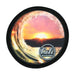 CALI Strong Sunset Wave Round Sublimated Hook-and-Loop Morale Patch - Patches - CALI Strong