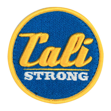 CALI Strong Blue Gold Round 3D Hook-and-Loop Morale Patch - Patches - Image 1 - CALI Strong