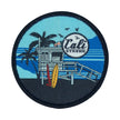 CALI Strong Life Guard Tower  Blue Red Yellow Round Hook-and-Loop Morale Patch - Patches - Image 1 - CALI Strong