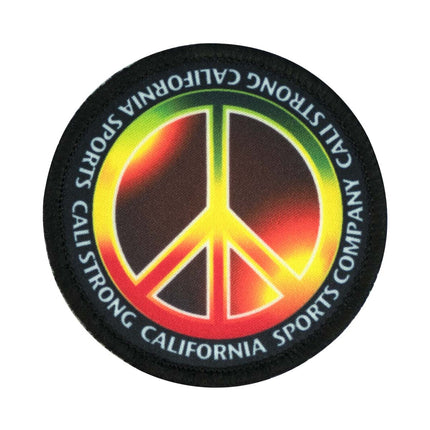 CALI Strong Peace Sign Round Hook-and-Loop Morale Patch - Patches - Image 1 - CALI Strong