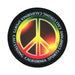 CALI Strong Peace Sign Round Sublimated Hook-and-Loop Morale Patch - Patches - CALI Strong