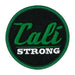 CALI Strong Black Green White Round 3D Embroidered Hook-and-Loop Morale Patch - Patches - CALI Strong