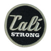 CALI Strong Black Silver White Round 3D Hook-and-Loop Morale Patch - Patches - Image 1 - CALI Strong