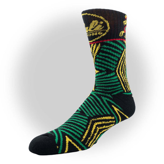 Rasta Tribal Crew Socks - Socks - CALI Strong