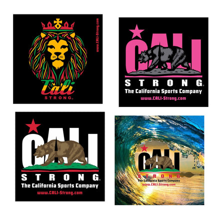 CALI Strong Sticker 4 Pack Series 1B Vinyl Decal Set - Stickers - Image 1 - CALI Strong