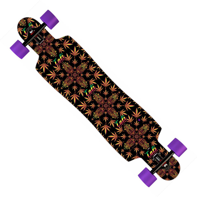 CALI Strong Dream Rasta Longboard Drop Through Complete - Longboard Drop Through - Image 1 - CALI Strong