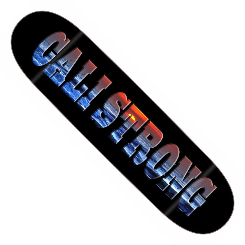 CALI Strong Sunset Skateboard Trick Deck - Trick Skateboard Deck - Image 1 - CALI Strong